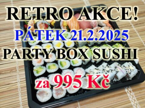 RETRO Party box (44ks sushi) #904